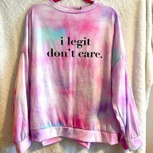 Boohoo Tie Dye Long Sleeved Shirt
